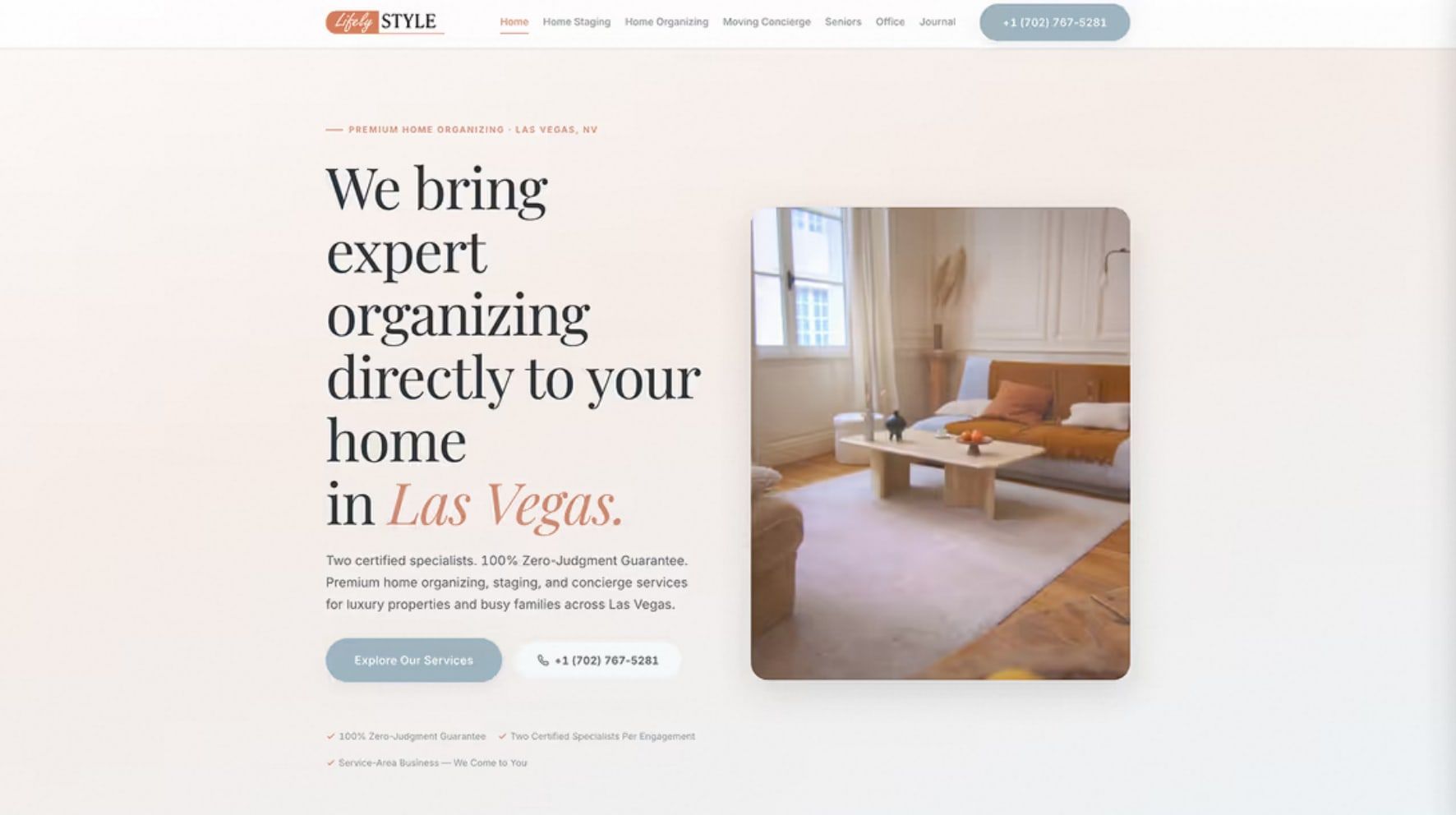 Lifelystyle Home Organizing — home page