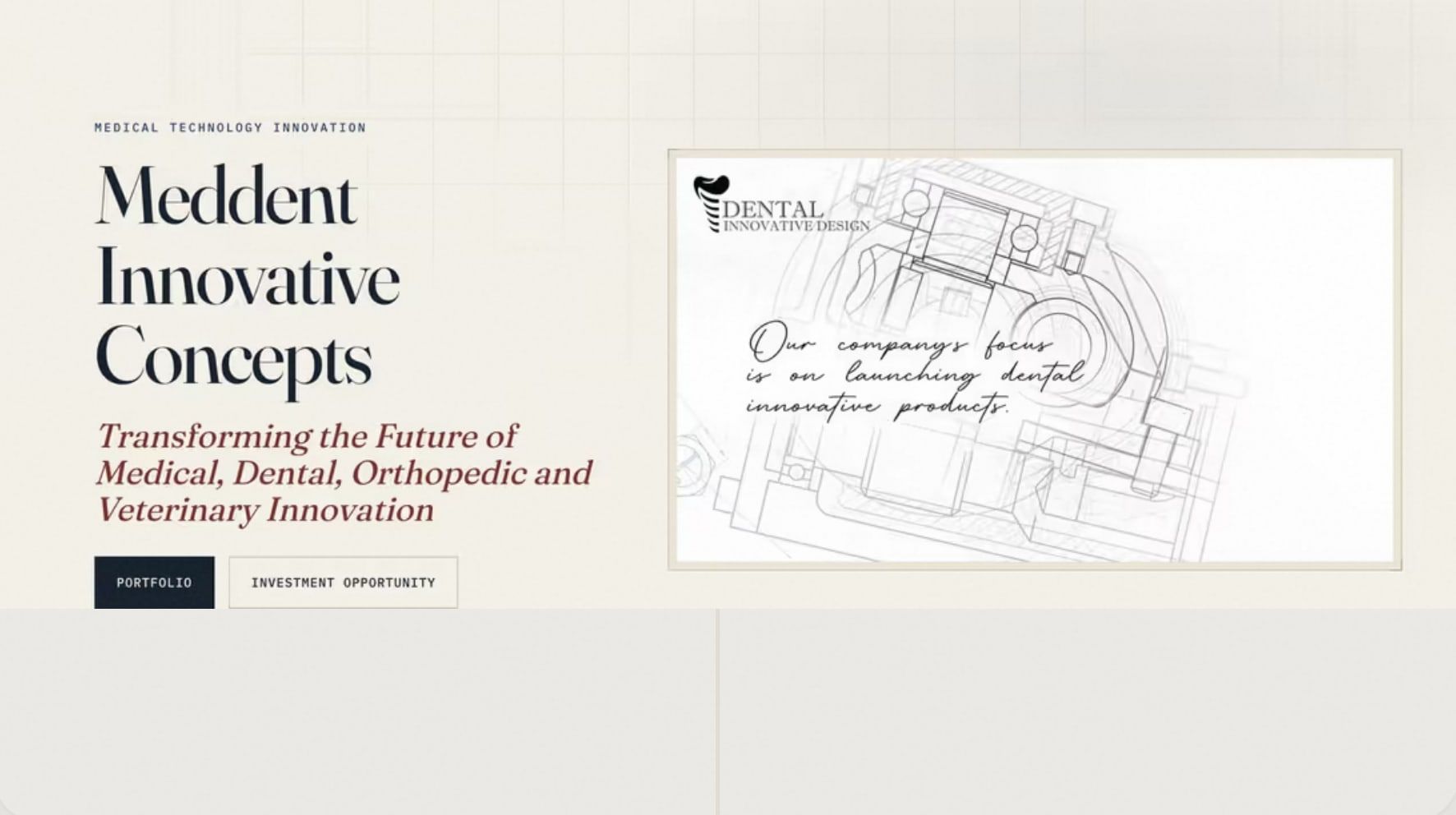 Meddent Innovative Concepts — home page