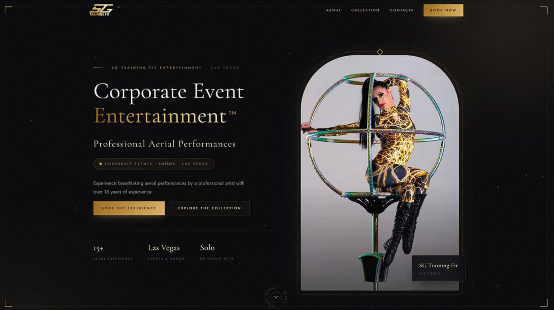 SG Training Fit Entertainment — home page