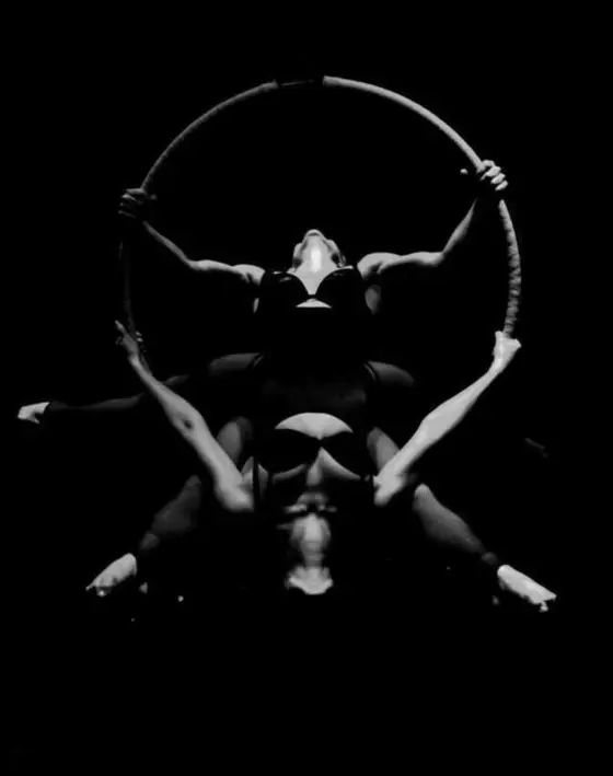 Aerial lyra hoop